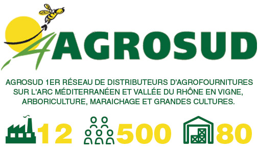 Agrosud est le réseau numéro 1 des distributeurs d'agrofournitures sur les régions Occitanie.