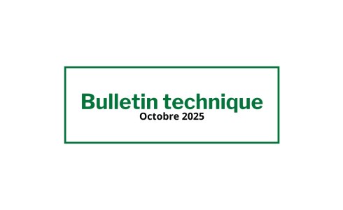 Bulletin technique Octobre 2025